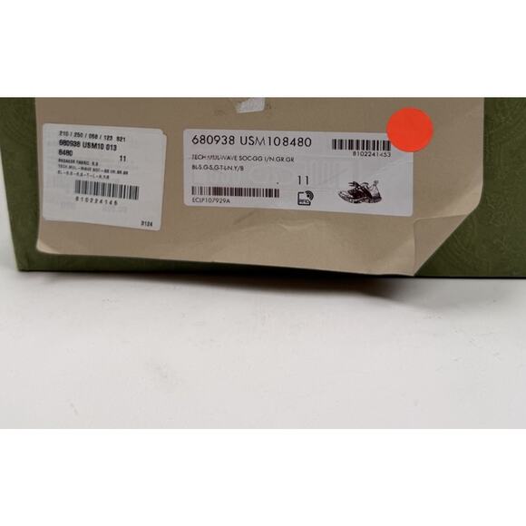 Size 11.5US - Gucci Run GG Black Yellow Knit Sneakers? NEW/RETAIL $850! main image 9